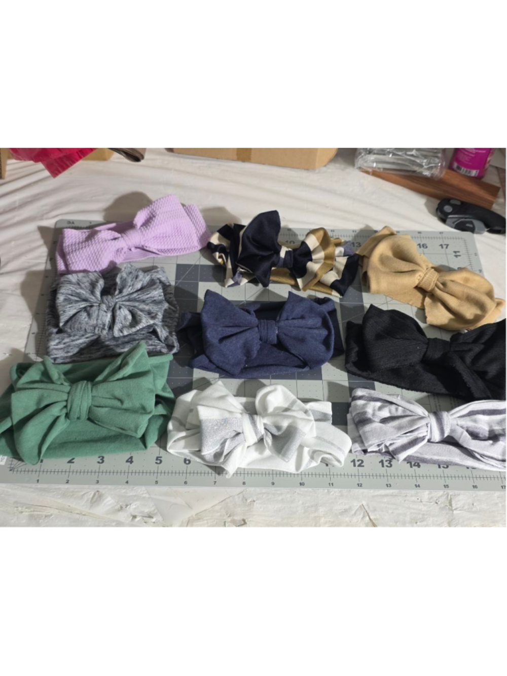 Handmade baby headband lot‎ of 9